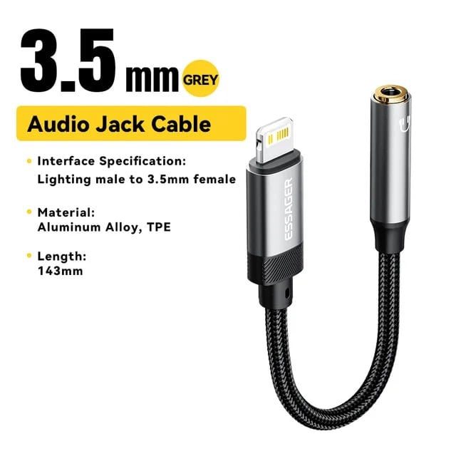 Переходник(адаптер) на USB Type-C и Lighting(iPhone) от Essager - фото 2