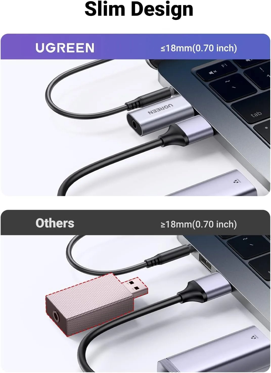 Ugreen USB External Stereo Sound Adapter, фото 4 из 4