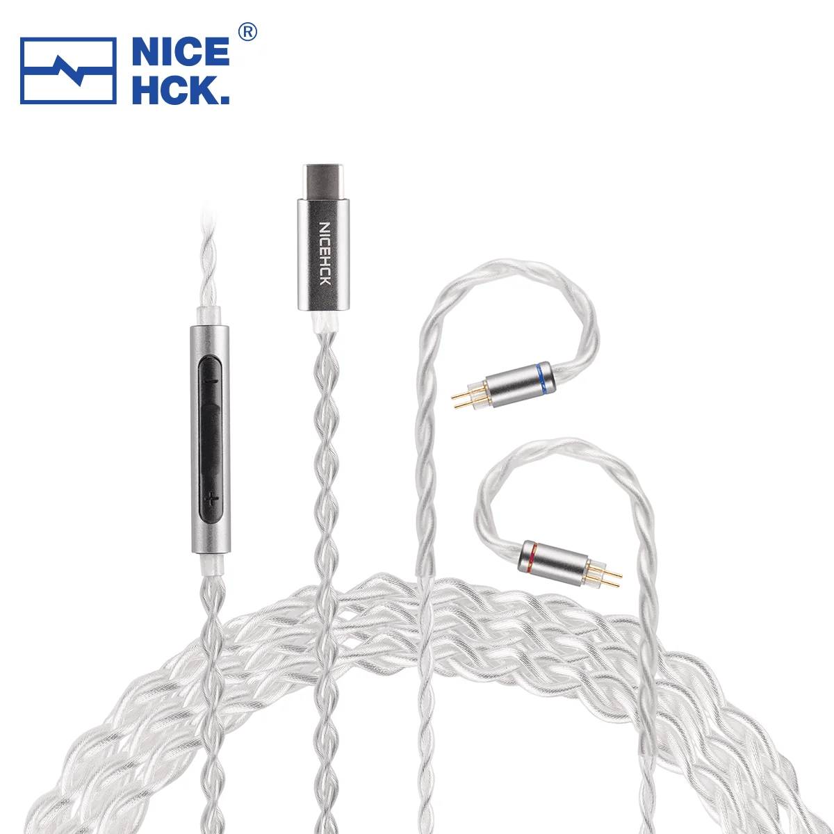  NiceHCK SP4 Type-C кабель с ЦАП усилителем для IEM и смартфонов - фото 1